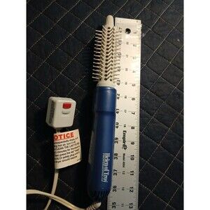 Helen of Troy 1” Hot Air Curling Iron Styling Brush Ball Tip Bristles 6074 Works
